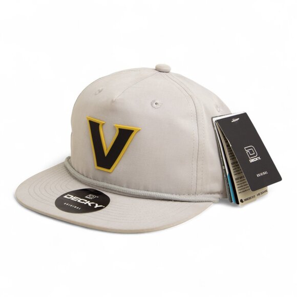 Vanderbilt Commodores Black 3D Classic Rope Hat- Grey - Picture 2 of 3